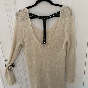 Sweater with spikes
